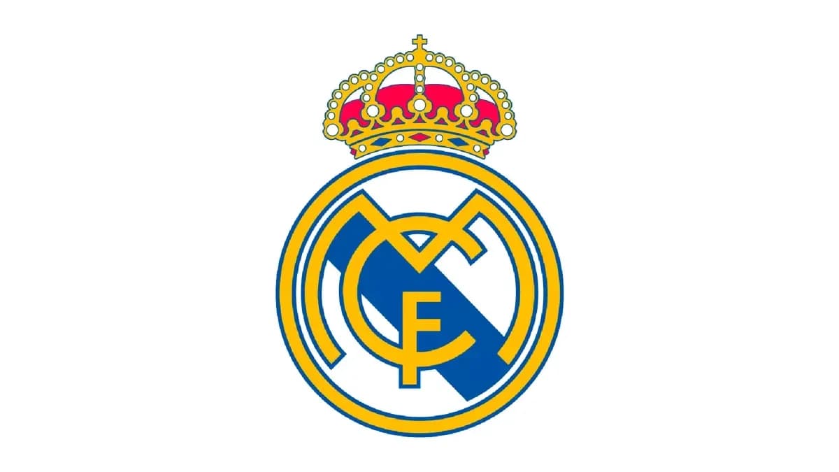 Logotipo del Real Madrid con corona Logotipo del Real Madrid con corona