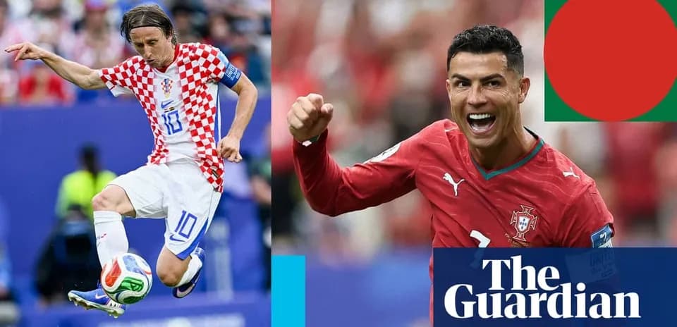 Luka Modric y Cristiano Ronaldo durante el partido Luka Modric y Cristiano Ronaldo durante el partido