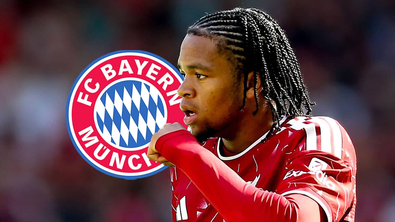 Jugador de FC Bayern Múnich en acción durante partido Jugador de FC Bayern Múnich en acción durante partido