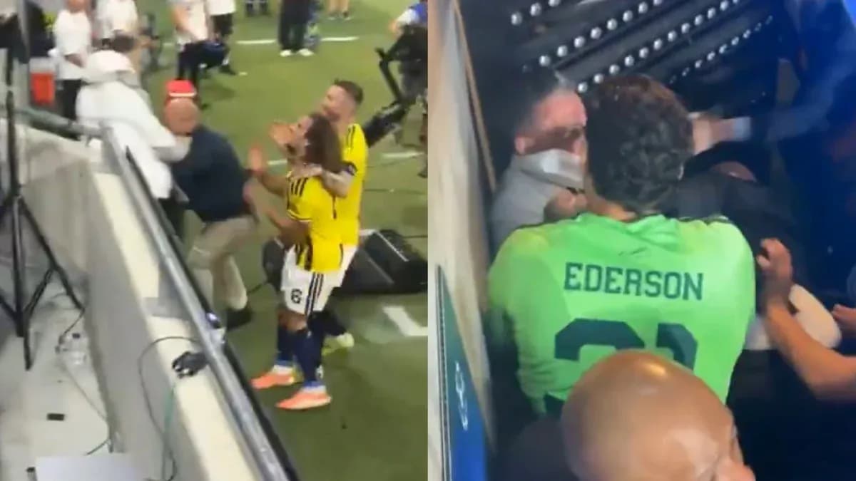 Jugadores involucrados en un altercado tras el partido Jugadores involucrados en un altercado tras el partido