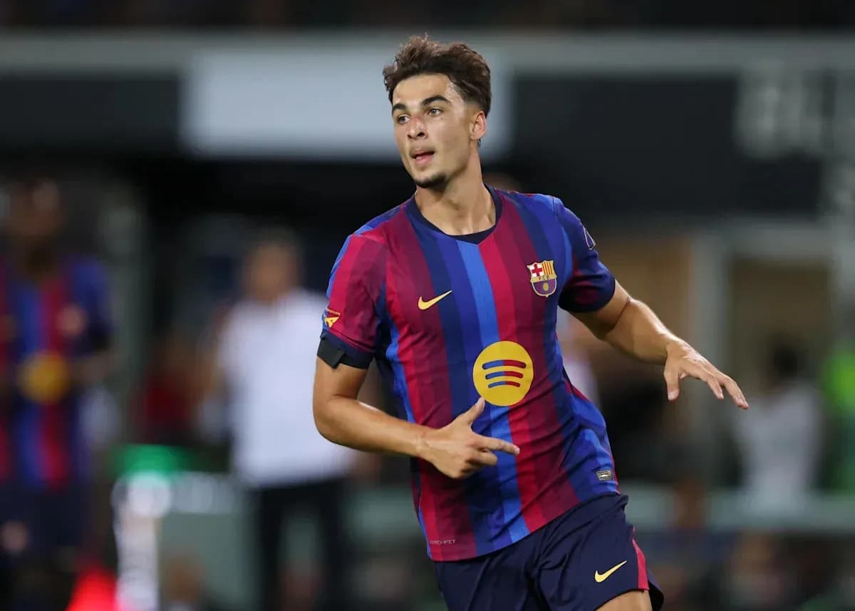 Jugador de Barcelona celebrando un gol en el partido Jugador de Barcelona celebrando un gol en el partido