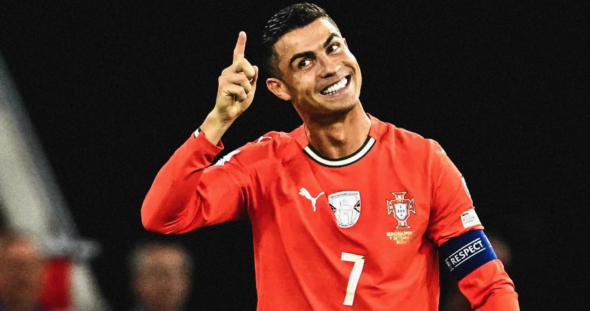 Jugador de Portugal celebrando durante un partido Jugador de Portugal celebrando durante un partido