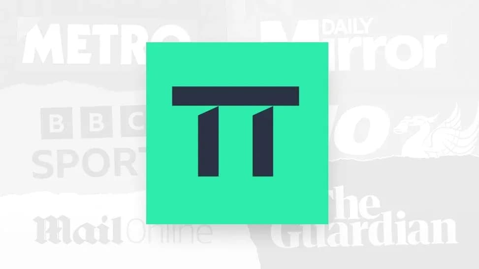 Logotipo de la plataforma sobre fondo verde Logotipo de la plataforma sobre fondo verde