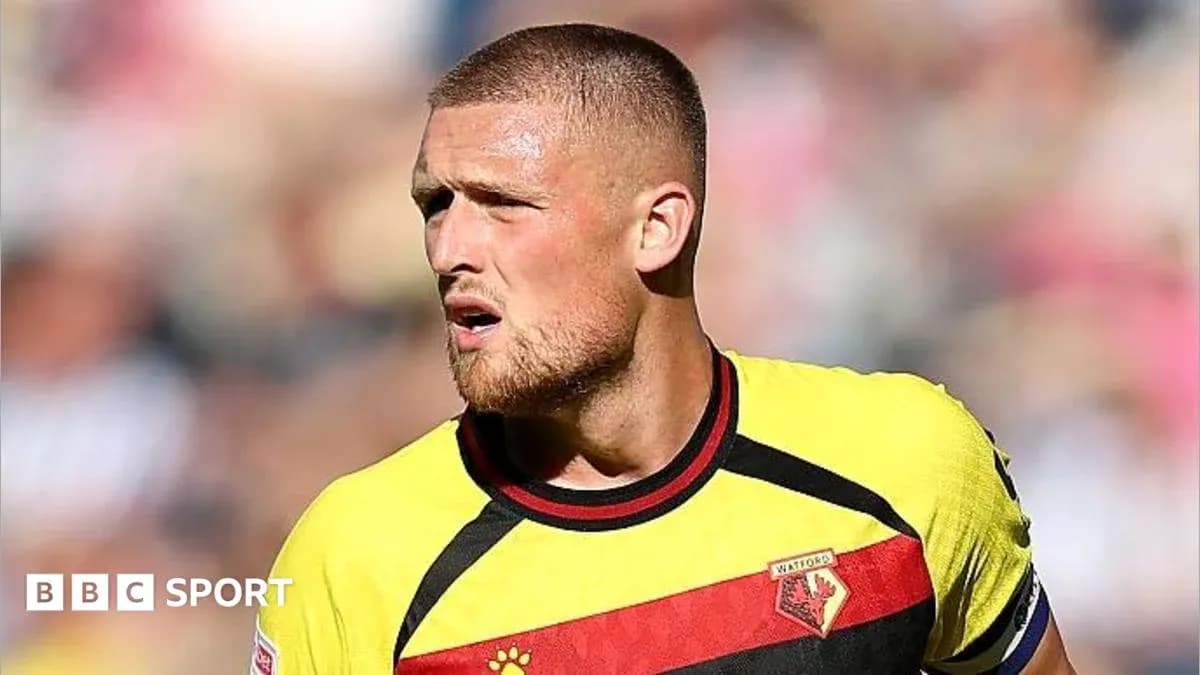 Jugador de Watford en acción durante un partido Jugador de Watford en acción durante un partido