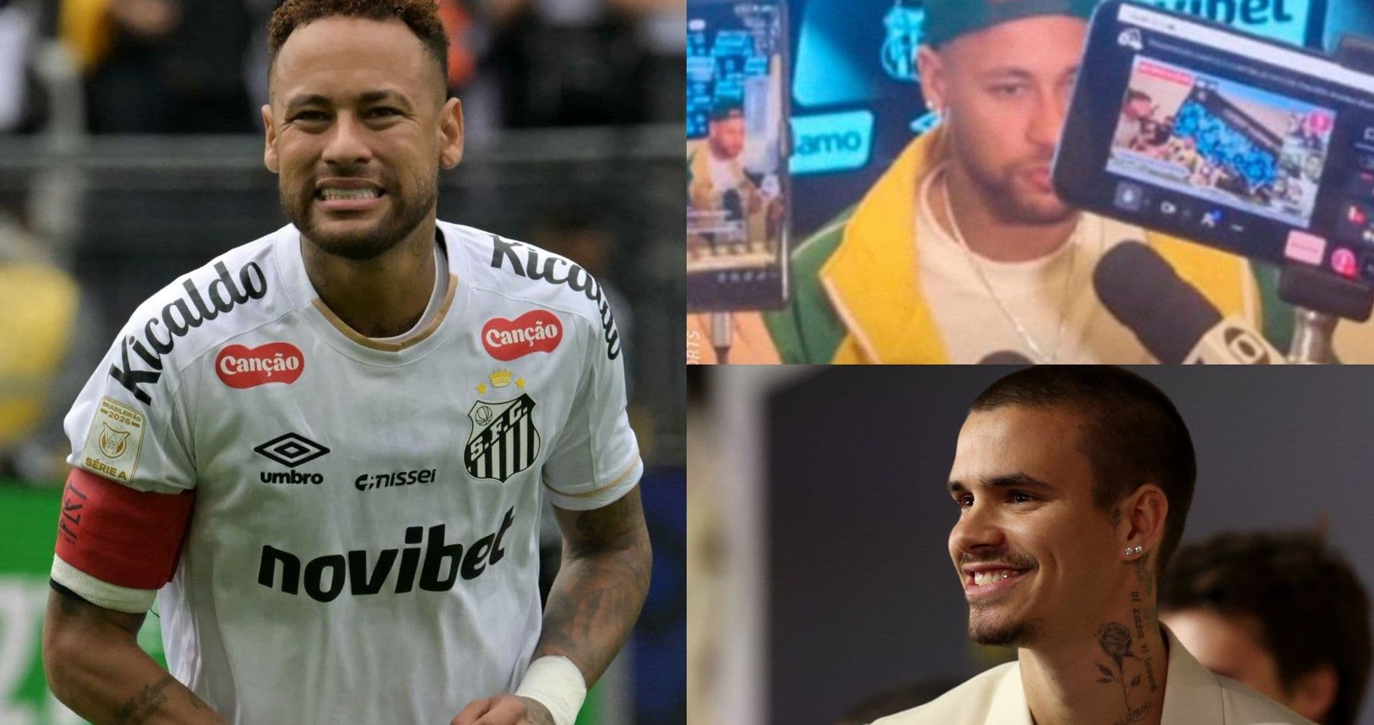 Neymar en partido, conferencia y evento de moda Neymar en partido, conferencia y evento de moda