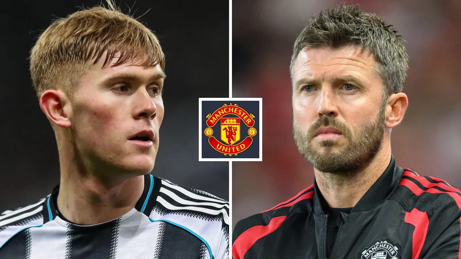 Jugadores de Newcastle y Manchester United en retrato Jugadores de Newcastle y Manchester United en retrato