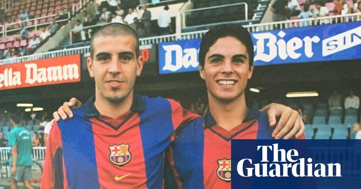 Jugadores de Barcelona posando en el estadio Jugadores de Barcelona posando en el estadio