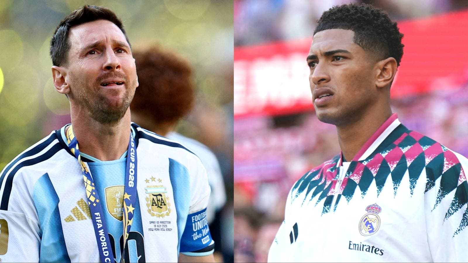 Jude Bellingham provoca a Cristian Romero mencionando a Lionel Messi en pleno derbi Jude Bellingham provoca a Cristian Romero mencionando a Lionel Messi en pleno derbi