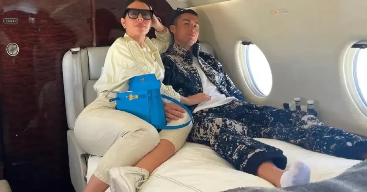 Georgina marca su estilo en el jet privado de ₦96 mil millones de Ronaldo tras boda lujosa Georgina marca su estilo en el jet privado de ₦96 mil millones de Ronaldo tras boda lujosa