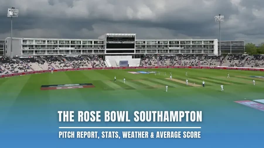 Informe del terreno de juego en The Rose Bowl Southampton para la Copa Mundial Femenina T20 ICC 2026 Informe del terreno de juego en The Rose Bowl Southampton para la Copa Mundial Femenina T20 ICC 2026