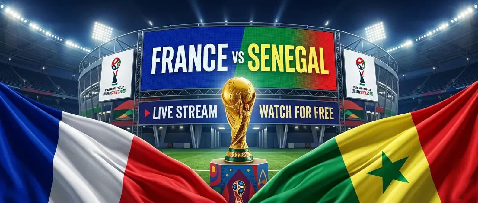 Francia vs Senegal: Transmisión en Vivo del Partido de la Copa Mundial FIFA 2026 (Gratis) Francia vs Senegal: Transmisión en Vivo del Partido de la Copa Mundial FIFA 2026 (Gratis)